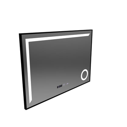 Светодиоден сензор Motionglow Sofia Sensor с функция за размразяване Термометър 110x75 см топла/студена светлина/неутрална, черна рамка за четка, колекция Marcello Funghi
