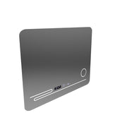 Правоъгълно LED огледало, 80x60 см, Harmonie MotionGlow Marcello, система против запотяване, термометър и часовник, козметична лупа, димиране