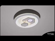 LED полилей KATHLEEN RGB 16W, Топла/Неутрална светлина, Бяло