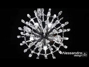 Кристален полилей EDINBURGH Eleganza, 5xE27, диаметър 47 см, блестящ хром