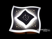 LED полилей MANDI 20W, Диаметър 20W, Студена светлина, 6000K, Бял