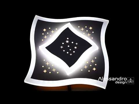 LED полилей MANDI 20W, Диаметър 20W, Студена светлина, 6000K, Бял