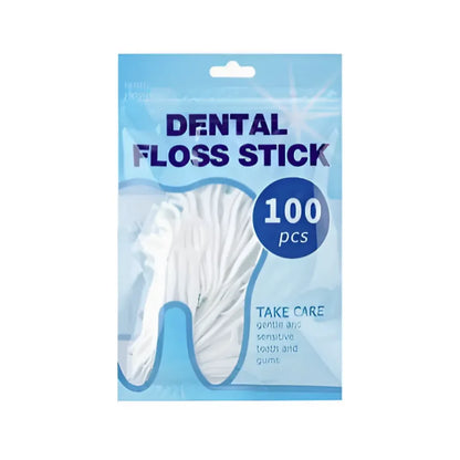 Комплект от 100 клечки за зъби с конец за зъби Personal Care Default Title Alessandro Design