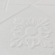 Комплект от 10x самозалепващи се 3D тапети от мека пяна, 70cmx70cmx2mm, бели 3D тапети Заглавие по подразбиране Alessandro Design