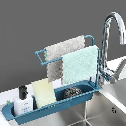 Телескопична опора за мивка, 50 см Зелени аксесоари за баня Заглавие по подразбиране Alessandro Design