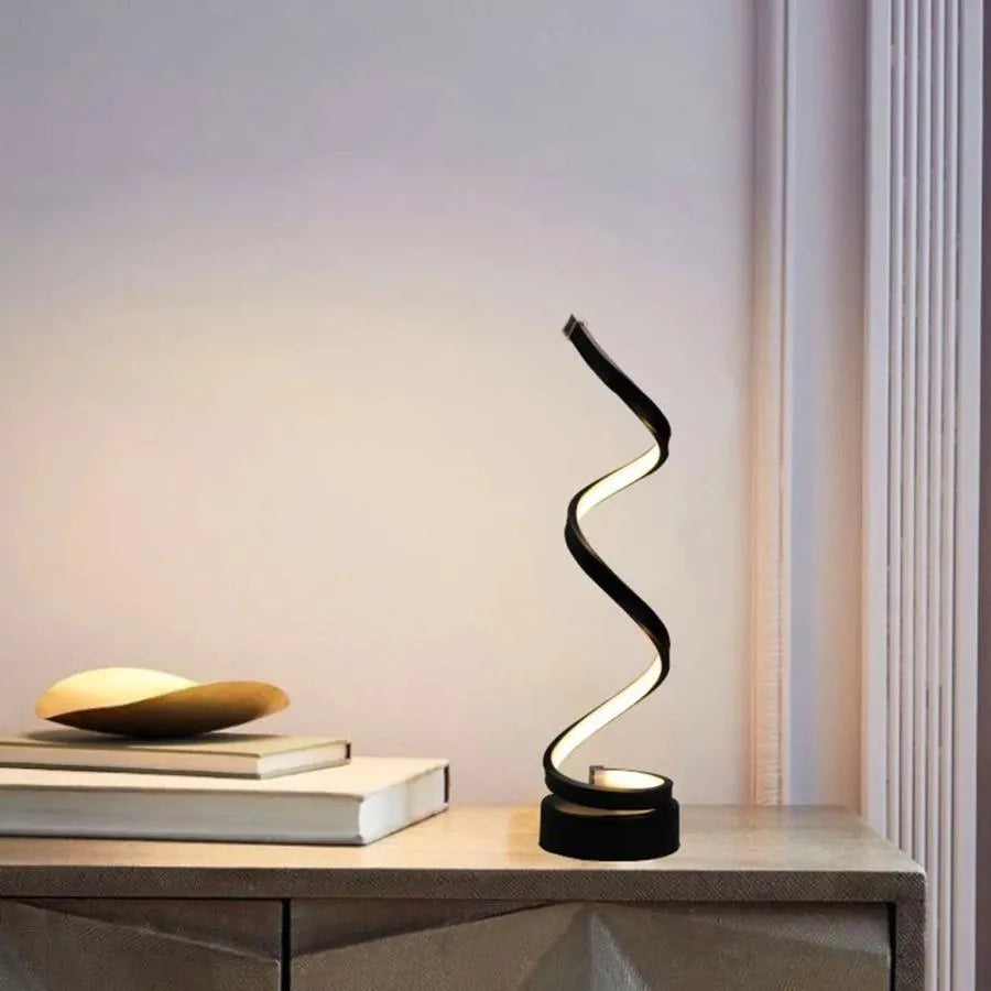 LED лампа Afet 38W, силиций и метал, черни лампи и лампи Заглавие по подразбиране Alessandro Design