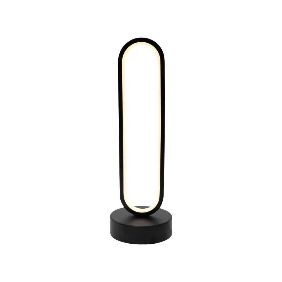 LED лампа Creatoris, 30 W, студена/топла/неутрална светлина, метал и акрил, черни лампи и лампи Заглавие по подразбиране Alessandro Design