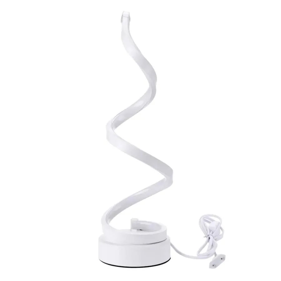Veioza LED Genom, 24W, студена/топла/неутрална светлина, пластмаса и метал, бяло Veioze & Lampadare Заглавие по подразбиране Alessandro Design