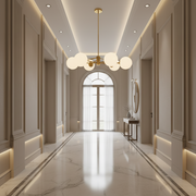Окачен полилей LOFT, 6x E27, злато