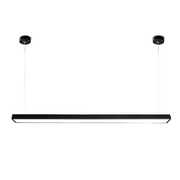 Lustra LED suspendata DARIN, 120cm, 23W, Inaltime Reglabila, Lumina Rece, Negru Lustre Moderne Default Title Alessandro Design
